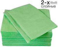 Салфетки 2-х сл.(уп-500шт) САЛАТОВЫЙ , Кристидент